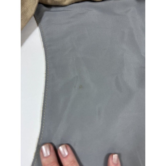 We Love Leather Doma Vest Cream Small Scarf Neck Zipper Accents - Picture 14 of 16